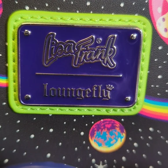 Lisa Frank Alien Loungefly Bag Zoomer And Zorbit - Picture 2 of 11